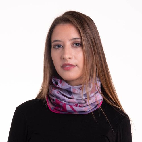 Cuello MAG Polar - Pink Plaid