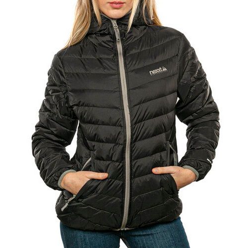 Campera Pluma Inta - Black Grey