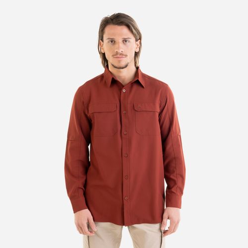 Camisa Nexxt Sycamore Ls Shirt Hombre - Fired Bric