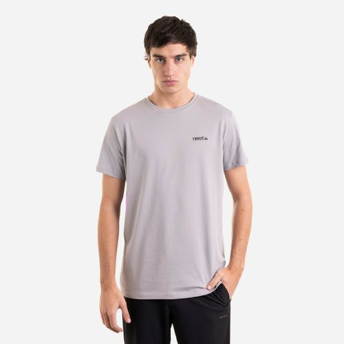 Nexxt Performance Remera  Crew Tee Classic Logo Hombre - Gris
