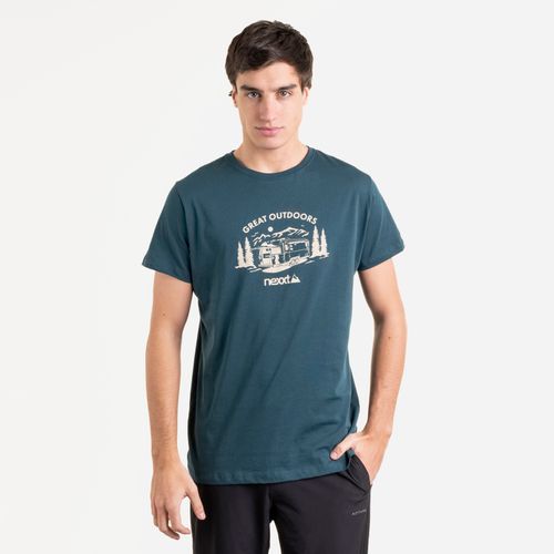 Nexxt Performance Remera Crew Tee Park Life Hombre - Pine